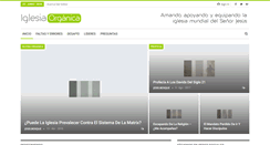 Desktop Screenshot of iglesiaorganica.com